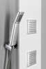 SPIRIT SQUARE panel prysznicowy z baterią termostatyczną 250x1550mm, biały