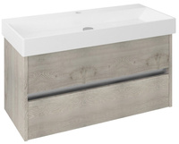 NIRONA szafka umywalkowa 95x51,5x43cm, dąb Mocca