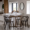 Craft Folding Dining Table Smoked 1000x1000x750mm