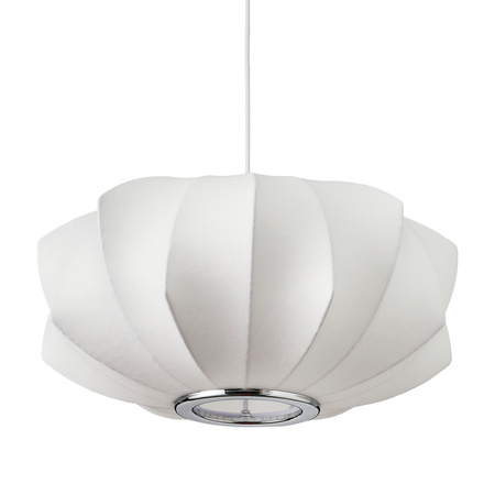 Lampa wisząca SILK V-shape biała 45 cm - nowoczesna i minimalistyczna