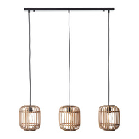 Mathias 3 Pendant Light Natural Bamboo