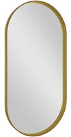 AVONA lustro w ramie 50x100cm, owalne, złoty mat