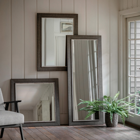 Richmond Square Mirror Pewter 870x870mm