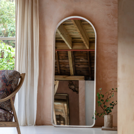 Helsinki Arch Leaner Mirror LimedOak 600x60x1600mm