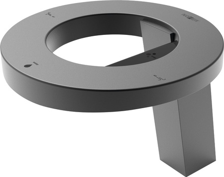 CONCEPT bateria stojąca z czujnikiem, z dozownikiem mydła i suszarką do rąk, wysokość 188mm, czarny