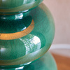 Monroe Table Lamp Gloss Green Reactive Glaze