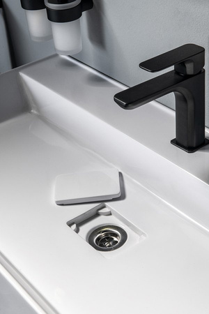 GODIVA umywalka kompozytowa, 83x44cm, biały