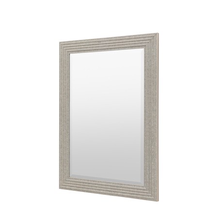 Lustro Whitechapel – srebrne, 77 × 3,5 × 107 cm