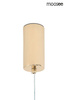 MOOSEE lampa wisząca OMBRE 80 złota