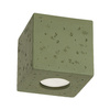 Plafon QUAD beton zielona oliwka
