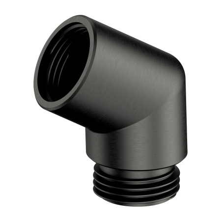 kolanko rączki prysznicowej, grafit szczotkowany