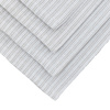 Woven Striped Napkin Grey (4pk) 450x450mm