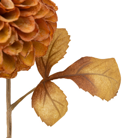 Faux Stem Dahlia Burnt Orange 730mm (6pk)