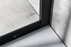 SIGMA SIMPLY BLACK kabina prysznicowa półokrągła 1200x900mm, R550, L/R, szkło czyste