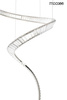 MOOSEE lampa wisząca WAVE CORDON 1A chrom