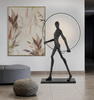 MOOSEE lampa podłogowa HUMAN ROUND        włókno szklane