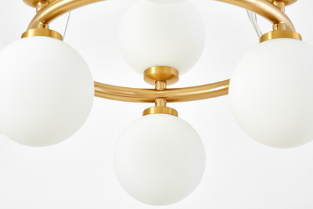 NOWOCZESNA LAMPA WISZĄCA MOSIĘŻNA MARSIADA W9