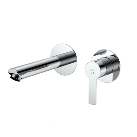 Bateria umywalkowa podtynkowa, chrom