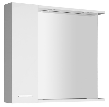 ZOJA szafka wisząca do lustra, 20x70x14cm, biała