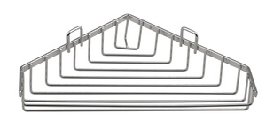 CHROM LINE mydelniczka druciana narożna, chrom