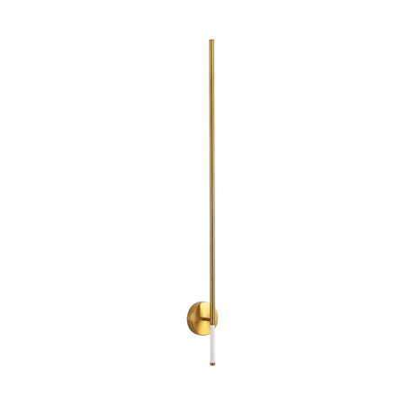 Lampa ścienna FRESCO LED złota 125 cm