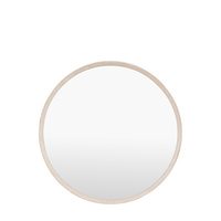 Helsinki Round Mirror Washed Oak 800x58x800mm