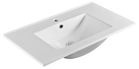 SLIM umywalka ceramiczna meblowa, 80x46,5cm, biały