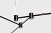 Lampa wisząca ASTRONOMY-3, 175 cm - czarna