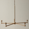 Santiago 5 Pendant Light Fitting Brushed Brass