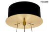 MOOSEE lampa wisząca SATURNUS 47 złota - LED, kryształ, stal szczotkowana
