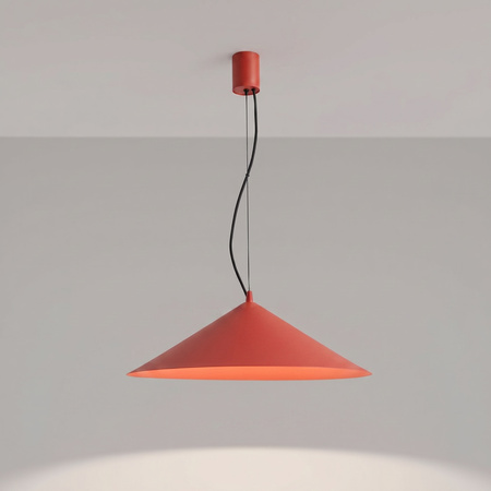 Lampa wisząca FINT czerwona LED 4000K