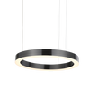 Lampa wisząca CIRCLE 60 cm - LED, ring tytan szczotkowany