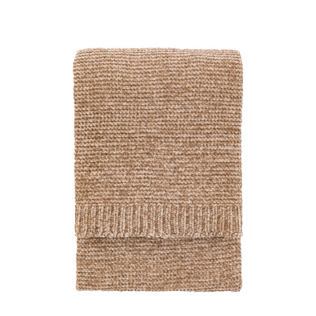 Deco Luxe Chunky Chenille Throw Taupe 1300x1700mm