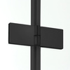 KABINA NEW SOLEO BLACK KWADRATOWA L 80x90x195 KRATKA - CZYSTE 6mm ACTIVE SHIELD