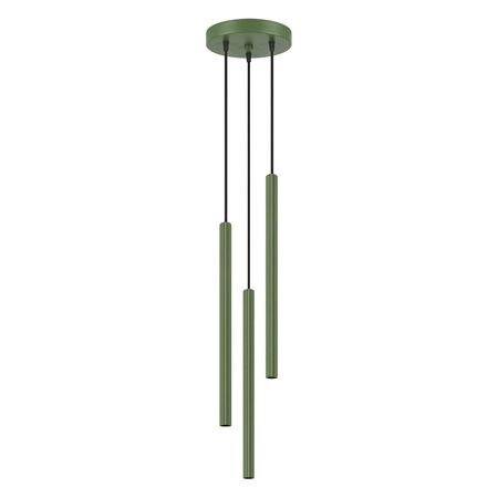 Lampa wisząca ARCHE 3P zielona oliwka