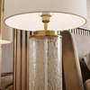 LAMPA NOCNA GLAMOUR BIAŁO-MOSIĘŻNA POSITANO