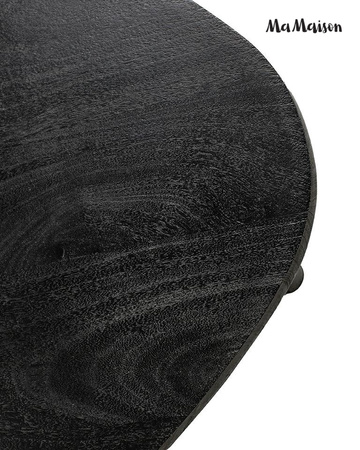 MaMaison stolik kawowy LAMINAR 86 czarny  / drewno