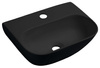 NERISSA umywalka ceramiczna 42x29cm, czarny mat