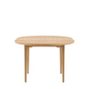Malvern Round Ext Dining Tble 1100/1550x1100x750mm