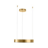 Lampa wisząca CIRCLE 40 cm - LED, ring mosiądz szczotkowany