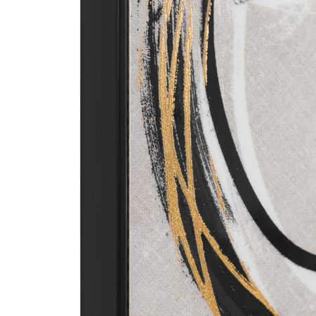 Bold as Gold Framed Canvas Set of 2