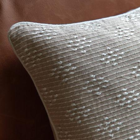 Lanzo Woven Cushion Taupe 450x450mm