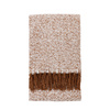 Herringbone Faux Mohair Throw Tan 1300x1800mm