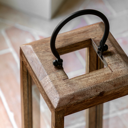 Ayna Wooden Lantern 180x180x445mm