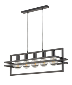 MERCI 5 lampa wisząca czarny