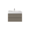 Zestaw DES Umywalka z otworem & Szafka Joy  podumywalkowa podwieszana 80 GREY ELM
