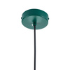 Lampa wisząca MODERNO 80 cm -szmaragdowa z białymi kloszami
