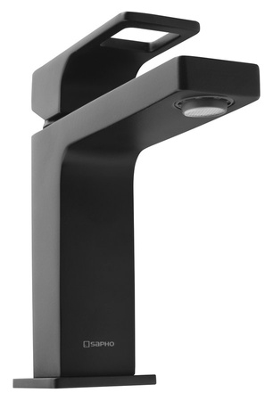 FORATA bateria umywalkowa, czarny mat