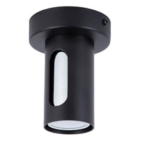 FLOW 1 plafon czarny/srebrny