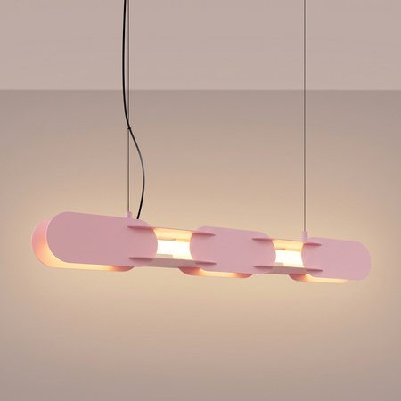 Lampa wisząca CHAIN 91 różowa LED 3000K